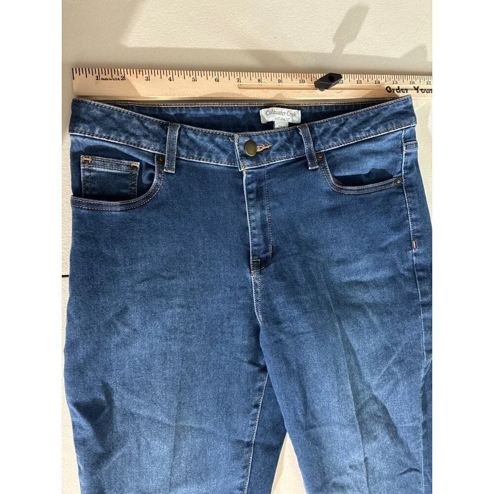 Coldwater Creek Jeans Womens Size 6 Blue Natural Fit Straight Leg Jeans Denim